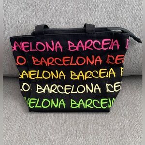 New Robin Ruth neon Barcelona small tote bag